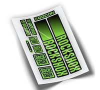 REF:VP442 Stickers compatible with Rock-Shox RECON 2021-2025 MTB fork, stickers, stickers, stickers, vinyls for mountain bikes. (GREEN 531)