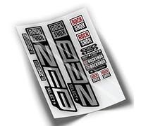 REF:VP445 Rock-Shox ZEB SELECT PLUS 2021,2025 MTB Fork Compatible Stickers, Stickers, Stickers, Decals for Mountain Bikes (SILVER CHROME)