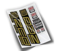 REF:VP446 Rock-Shox ZEB ULTIMATE 2021,2025 MTB Fork Compatible Stickers, Stickers, Stickers, Vinyl Decals for Mountain Bikes. (GOLD)