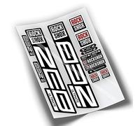 Ref: VP446 Sticker Compatible with Rock-Shox ZEB ULTIMATE 2021,2025 MTB Fork Sticker, Sticker for Mountain Bike (White)