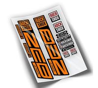 REF:VP446 Stickers Compatible with Rock-Shox ZEB ULTIMATE 2021,2025 MTB Fork Stickers, Stickers, Stickers, Vinyls for Mountain Bikes (ORANGE)
