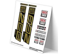 REF:VP447 Rock-Shox ZEB SELECT 2021,2025 MTB Fork Compatible Stickers, Stickers, Stickers, Vinyl Decals for Mountain Bikes. (GOLD)