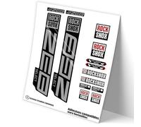REF:VP447 Rock-Shox ZEB SELECT 2021,2025 MTB Fork Compatible Stickers, Stickers, Stickers, Vinyl Decals for Mountain Bikes (SILVER)
