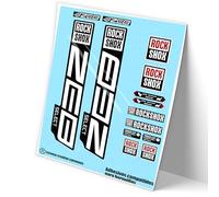 REF:VP447 Stickers compatible with Rock-Shox ZEB SELECT fork 2021,2025 MTB, stickers, stickers, stickers, vinyls for mountain bikes. (WHITE)