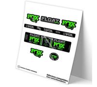REF:VP471 Stickers compatible with FOX FLOAT DPS FACTORY 2021-22 MTB shock absorber, stickers, stickers, stickers, vinyls for mountain bikes. (FLUOR-GREEN)