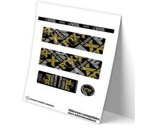 REF:VP481 Stickers compatible with FOX FLOAT X FACTORY shock absorber 2021-22 MTB, stickers, stickers, stickers, vinyls for mountain bikes. (GOLD)