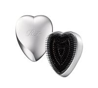 ReFa Heart Brush SILVER Detangler Hair Brush for Women and Men, Three-tiered Bristle System, Scalp Wellness, Travel Hair Brush, All Hair Types, Silver