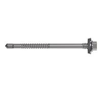 REFABO 17009/3 RP-7K-P Plus Sandwich Drilling Screw 5.5X 99/Sealing Washer 16 mm Bi-Metal A2, Stainless Steel