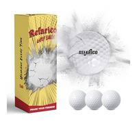 REFARICO Exploding Golf Balls, 3 Pack Prank Balls - Explode on Impact, Funny Shocked Golf Balls Gag Golfing Gifts for Adults