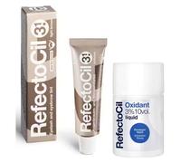 Refectocil Eyelash & Eyebrow Tint 3.1 Light Brown & Oxidant Liquid 15 ml + 100 ml