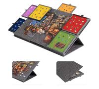 Refein Jigsaw Puzzle Board - Folding Tilting Puzzle Table Up to 1000 Pieces | 2-in-1 Designed Stand & Cover Lightweight Felt Storage Case with 6 Drawers for Adults and Kids Portable Jigsaw Table