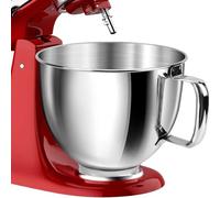 Refein Stainless Steel Mixer Bowl Fit for Kitchenaid 4.5 & 5 QT Tilt-Head Stand Mixers, 5 Quart Kicthen Aid Mixing Bowls with Anti-Slip Handle, Dishwashable Mixer Accessories