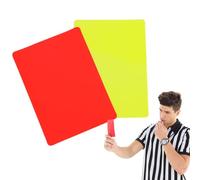 Referee Cards - 2 Pcs Red Yellow Football Referee Card Kit Multifunctional Professional Sports Accessory | Football Match Referee Tools For USA