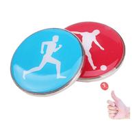 Referee Coin - 3.5x0.5cm Football Referee Toss Ćoins | Double-Sided Metal Flîp Coin With Epoxy Coating, Soccer Game Wing Selector, Sports Referees Training Supply For Football