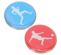 Referee Coin - Coin for Football Referees, Double Sided Sport Pattern | Side Badge with Weighted Design, Professional Accessory for Match Officials