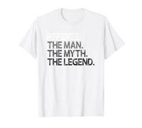 Referee Design Man Myth The Legend T-Shirt, Men, White, 5X-Large