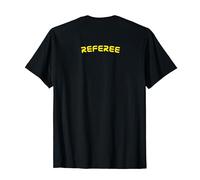 Referee for soccer sports adult children back referee yellow T-Shirt