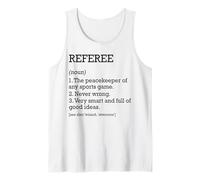Referee Job Definition Personalized Funny Referee Tank Top