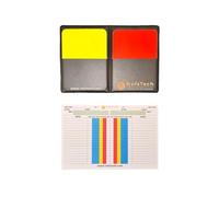 Referee Match Kit - Red & Yellow Cards + Card Wallet + Match Pad with SinBin Option (Referee Match Kit with SinBin)