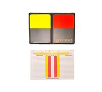 Referee Match Kit - Red & Yellow Cards + Card Wallet + Match Pad with SinBin Option (Referee Match Kit Without SinBin)
