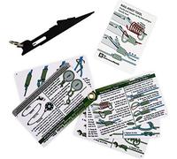 ReferenceReady Knot Cards with Nail Knot Tool Combo - Includes Fly Fishing Knot Tying Cards, Nail Knot Tying Tool, and Fly Box Sticker