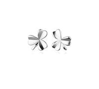 Reffeer 925 Sterling Silver Gold Flower Studs Earrings for Women Earrings Tiny Flower Stud Earrings Helix Piercing Stud Earrings (A-Silver)