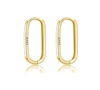 Reffeer 925 Sterling Silver U Hoop Earrings for Women Teen Hoop Earrings Huggie