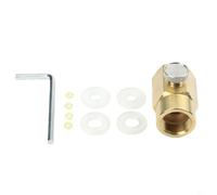 Refill Adapter for SodaStream Du Quick Connect QC Refill Adapter | Gold finish brass, resistant, standard size, compatible with US Canada Brazil Colombia Philippines