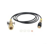 Refill Adapter Hose CGA320 for SodaStream - 2 Metre High Pressure Copper Line for Commercial Tank Filling Station