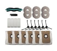 Refill and Repair Kit for Cecotec For Conga 11090 with Mop Cloth Roller Brush Filter and Side Brushes for Consistent Floor Cleaning (B)