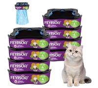 Refill Bags | Jumbo 28FT, 8-Pack | Up to 32 Months Supply | 8 Cartridges for Superior Odor Control