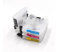 Refill Ink Cartridge Compatible with Brother MFC-J985DW DCP-J785DW LC22U | Auto Reset ARC Chip, Empty Cartridge, 4-Pack BK C M Y, Compatible with Brother Printers