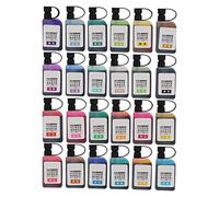 Refill Ink Marker Replacement Ink Kit 24 Colorful Alcoholic Inks with Transparent Bottles for Painting Drawing Artists Kids
