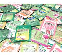 Refill Pack Enveloped Tea Bags Large Selections of Classic Black Fruit Herbs Green Decaf Healthy Caffeine Free Popular Flavours Blends (GREEN TEA, x100 Tea envelopes)