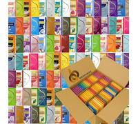 Refill Pack Enveloped Tea Bags Large Selections of Classic Black Fruit Herbs Green Decaf Healthy Caffeine Free Popular Flavours Blends (CAFFEINE FREE TEA, x50 Tea envelopes)