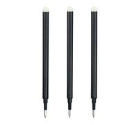 Refill Rollerball Pen Basic Refills for Erasable Ballpoint Pens, Very Well Filled Leads, Erasable, Line Width 0.7 mm [3/6/9 Pieces] Including Red, Blue, Black (Pack of 3)