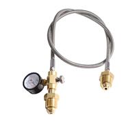 Refill Station Transfer Adaptor Hose for BS 341 No. 3 (UK) Argon Cylinder Bottle,Helium or CO2 Transfill Adaptor,CGA580