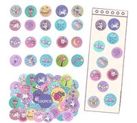 Refill Stickers 100pcs for Sticker Stamper, 6 Pages Sticker Book with 100 Stickers, Sticker Stamp Dinosaur, Arts and Crafts Fidget Toy