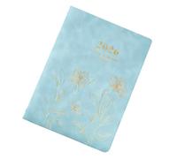 Refillable 2026 Leather Binder Journal with Dated Pages for Daily Planning 6.69x9.06In PU Leather Notebook