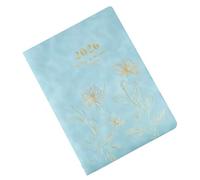 Refillable 2026 Leather Binder Journal with Dated Pages for Daily Planning 6.69x9.06In Time Management Journal