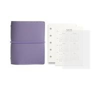 Refillable 5 Rings Binder Notebook with Refill Paper 5 Holes Leather Binder Covers Leather Journal for Travel Refillable Notebook