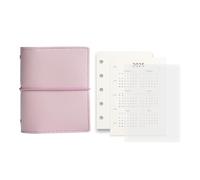 Refillable 5 Rings Binder Notebook with Refill Paper 5 Holes Leather Binder Covers Leather Journal for Travel Refillable Notebook