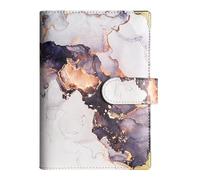 Refillable Binder| Budget Binder A6 Money Binder Organizer Refillable Money Binder Cover with Magnetic Buckle Closure for Shop Pens, Cards