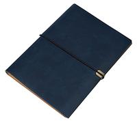 Refillable Binder Business Notebook A5/B5,PU Leather Loose-Leaf Noteapd,Soft Cover Journal Meeting Notebook Diary Replaceable Paper,Ruled/Lined