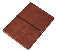 Refillable Binder Business Notebook A5/B5,PU Leather Loose-Leaf Noteapd,Soft Cover Journal Meeting Notebook Diary Replaceable Paper,Ruled/Lined