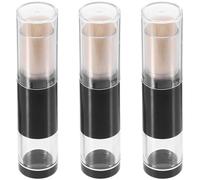 Refillable Bottle Retractable Makeup Applicator | Soft Nylon Bristles with Rotary Locking Lid, Portable Mini Size for Travelers and Office Workers, Quick Touch-ups