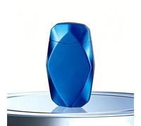Refillable Butane Lighter - Direct-Jet Blue Flame Lighter with Adjustable Flame Size. Crafted from Zinc Alloy with a Wheel Mechanism. An Ideal Choice for Gifting, Camping, Hiking, and Daily Use.(A)