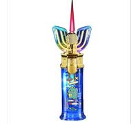 Refillable Butane Lighter - Windproof Jet Flame, Glow in the Dark Portable Design for Camping Trips (Fuel Not Included)