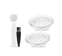 Refillable Coffee Capsule，Compatible for Philips，Senseo System Coffee Machine Reusable Pods Espresso Crema Maker(2pcs Capsule)