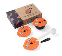 Refillable Coffee Capsule for Tassimo B0sch-s,Reusable Coffee Capsule Coffee Filter for Tassim0 Refillable Capsule Bosch 180ml+ 2 Replacement Caps180ml